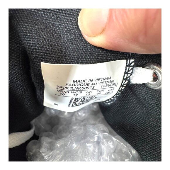 Black Converse Chuck Taylor All Star High Top Pride Bolt Print Rainbow Sneakers - Picture 3 of 9